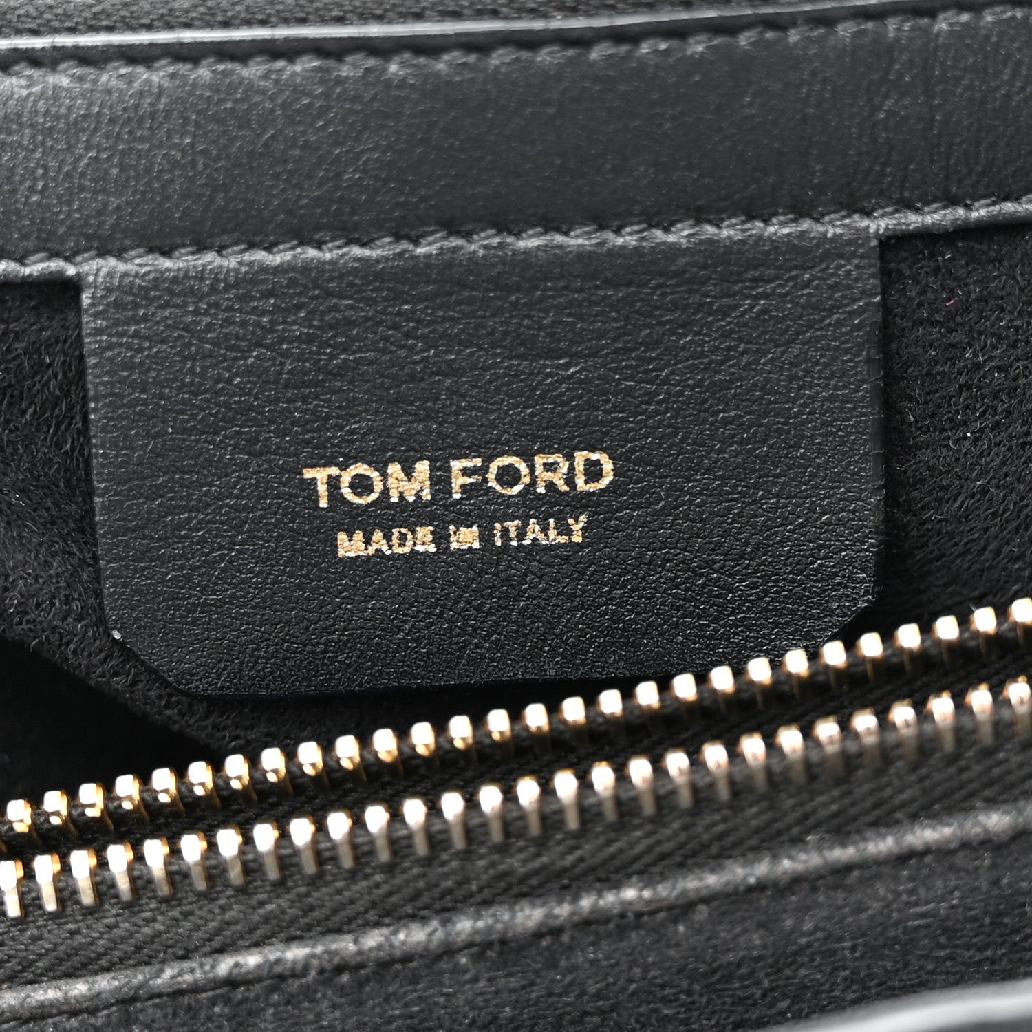 Tom Ford Smooth Calfskin Medium Icon Bag Black 7 of 17