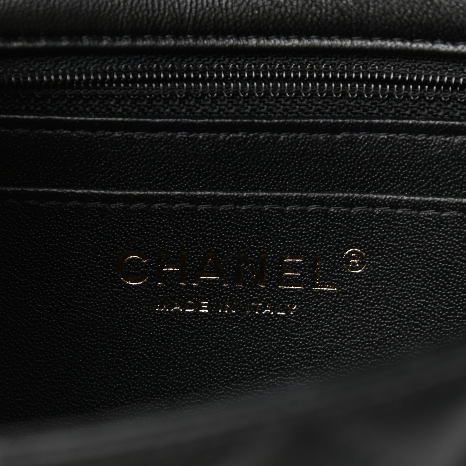 Chanel Lambskin Quilted Mini Rectangular Flap Black 6 of 9