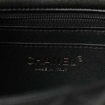 Chanel Lambskin Quilted Mini Rectangular Flap Black 6 of 9