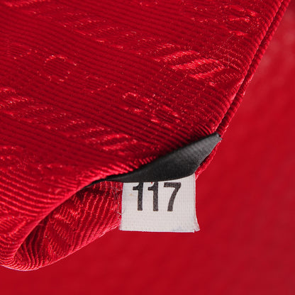 Prada Vitello Daino Tote Fuoco 9 of 11