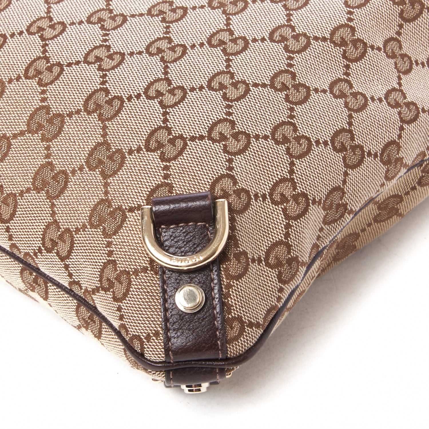 Gucci Monogram Abbey Messenger Bag Dark Brown 4 of 8
