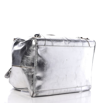 Balenciaga Metallic Calfskin Motocross Classic Hardware Bowling MM Silver Hardware 4 of 20