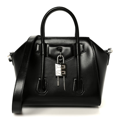 Givenchy Box Calfskin Small Lock Antigona Shoulder Bag Black 1 of 10