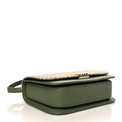 Loewe Jacquard Anagram Calfskin Goya Bag Green Avocado 3 of 9