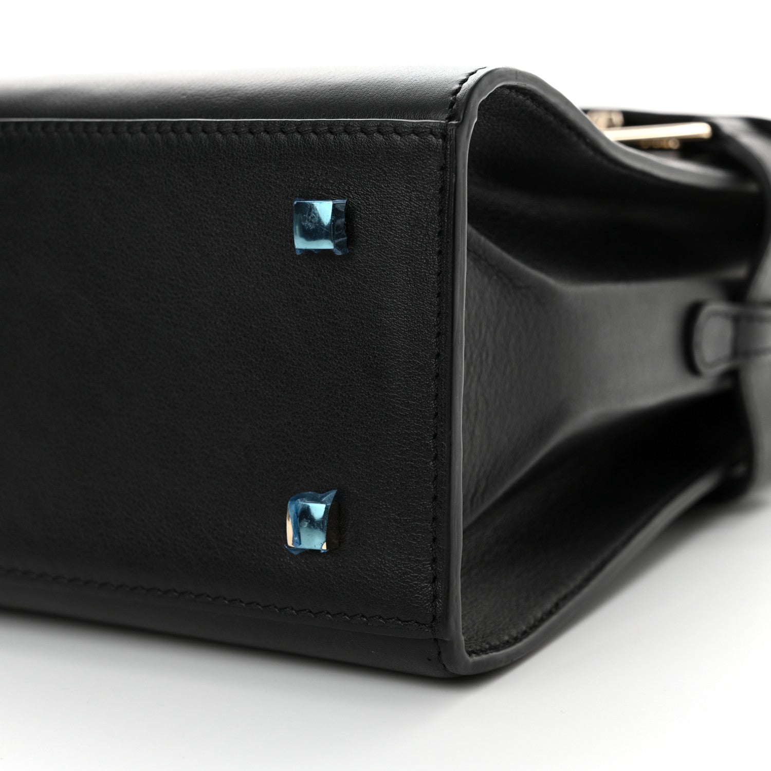 Delvaux Calfskin MM Tempete Satchel Black 11 of 11