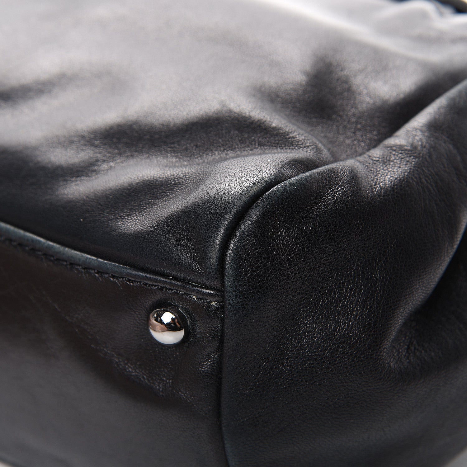 Chanel Lambskin Rock and Chic Shoulder Bag Black 10 of 16