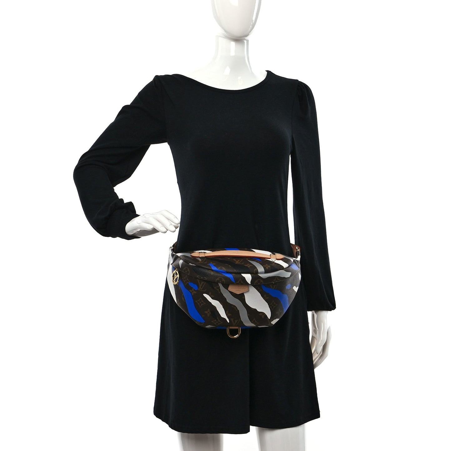 x LoL Monogram Bumbag Blue Silver