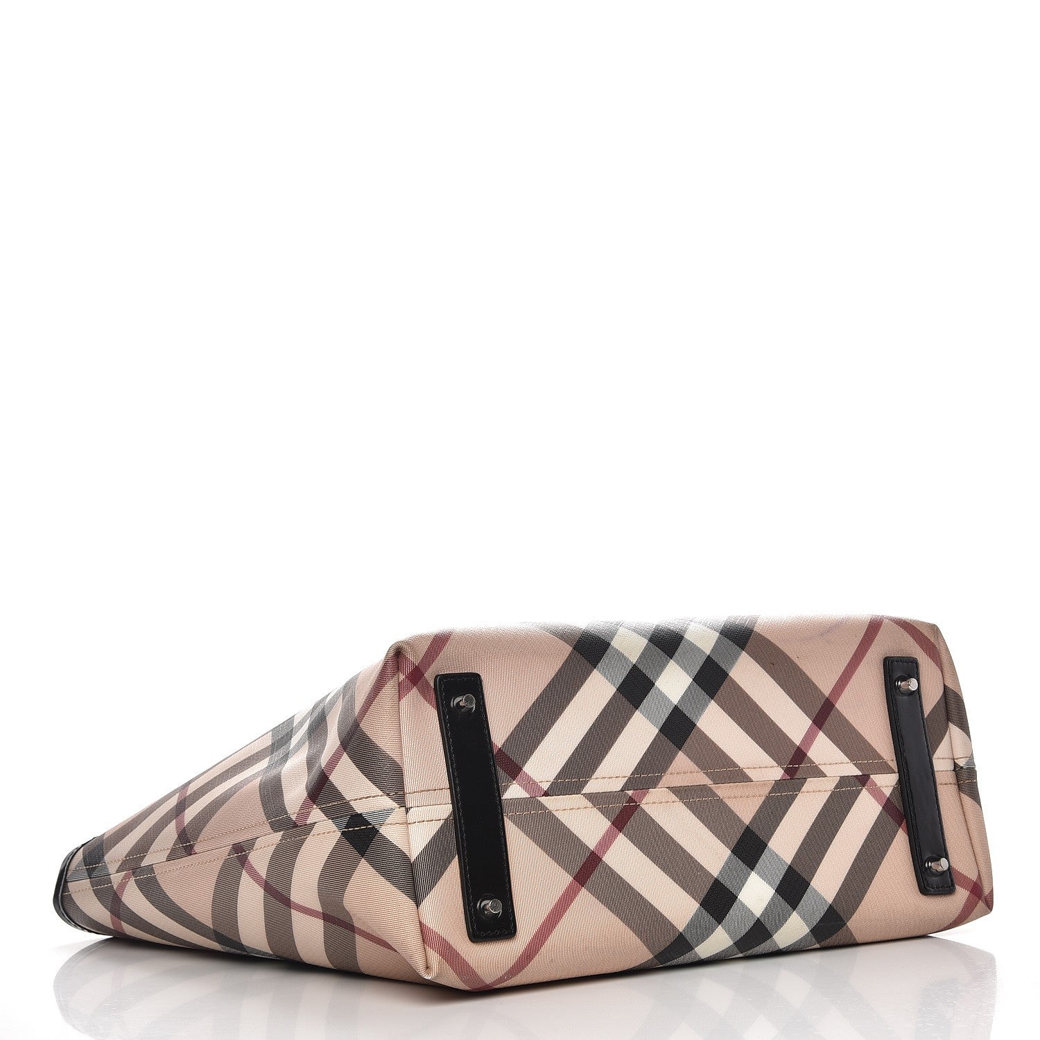 Burberry Nova Check Large Nickie Tote Black 4 of 17