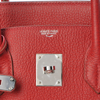 Hermes Buffle Skipper Birkin 35 Rouge Vif 13 of 40