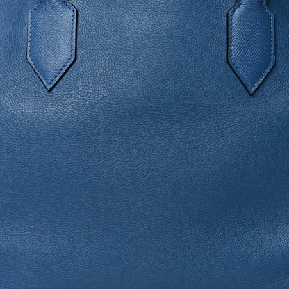 Hermes Evercolor Epsom Maxibox Cabas 30 Blue Agate 7 of 11