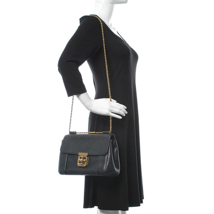 Chloe Goatskin Medium Elsie Shoulder Bag Black 2 of 15