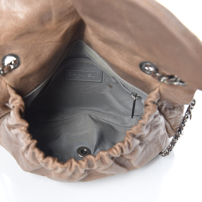 Chanel Caviar Quilted Medium Elastic Flap Brown 6 of 15