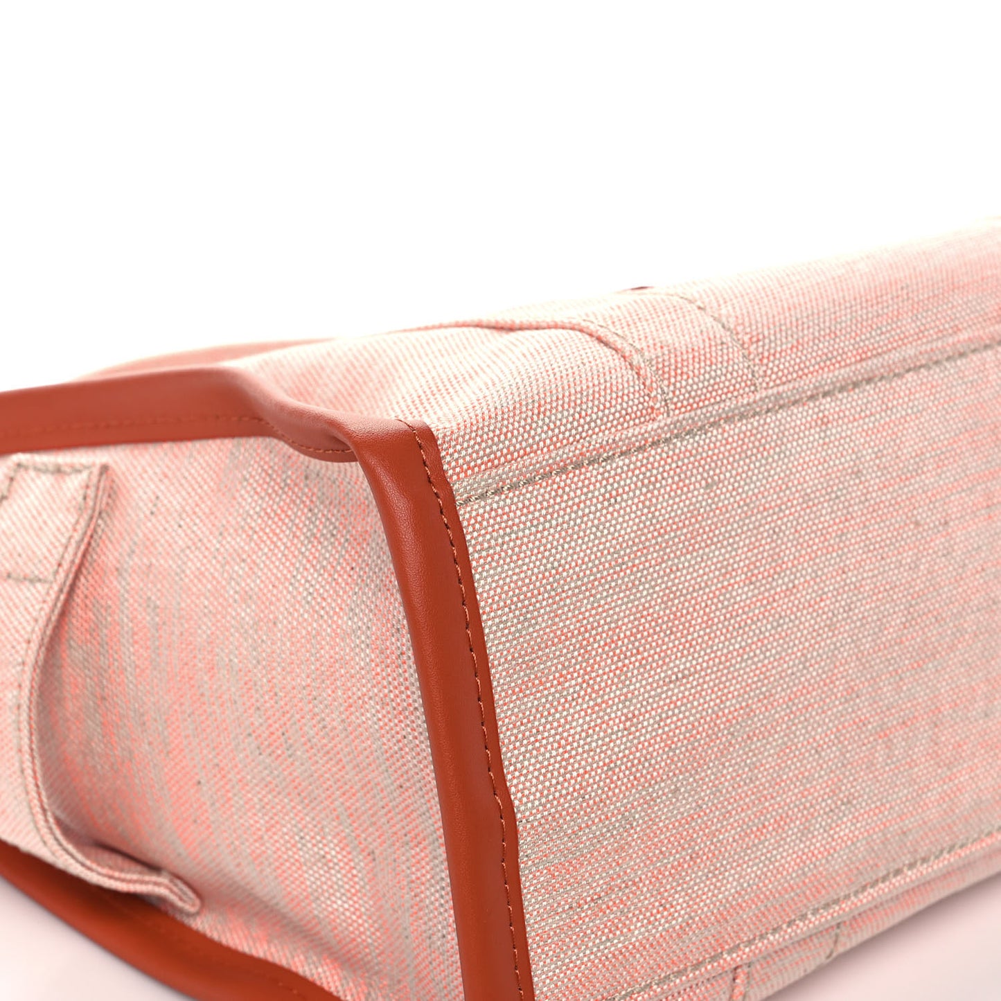 Cotton Canvas The Summer Medium Tote Bag Orange Rust