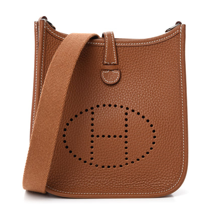 Hermes Taurillon Clemence Evelyne TPM Gold 1 of 11
