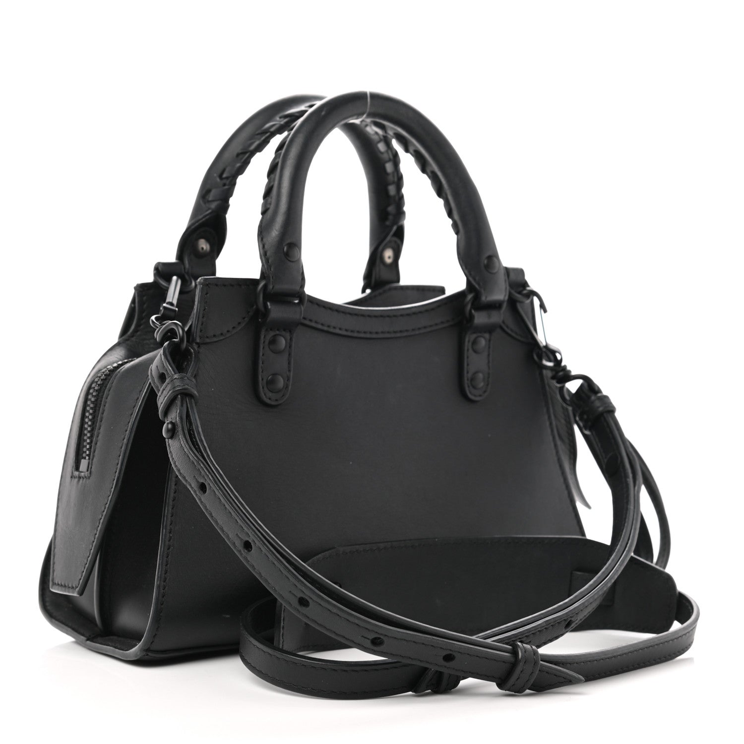 Balenciaga Smooth Calfskin Neo Classic Black Hardware Mini City Black 3 of 11