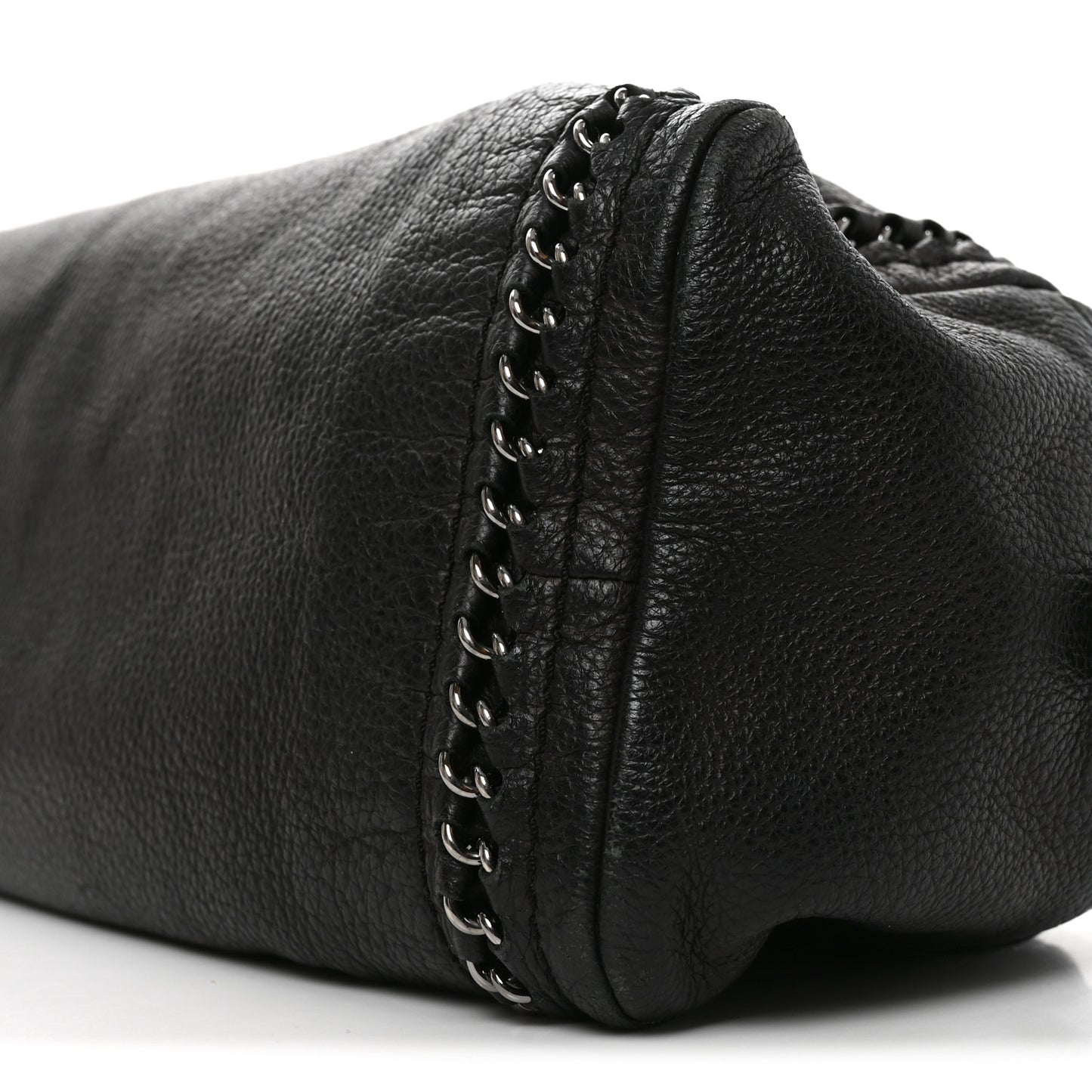 Deerskin Luxe Ligne Medium Bowler Black