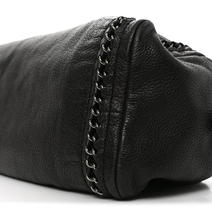 Chanel Deerskin Luxe Ligne Medium Bowler Black 9 of 9
