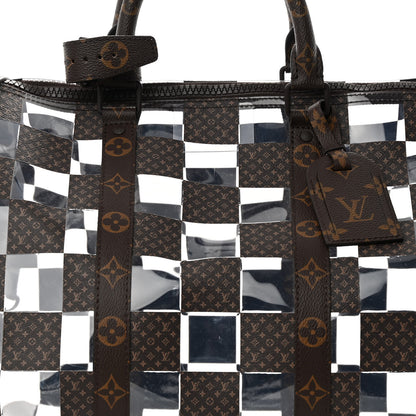Louis Vuitton PVC Monogram Chess Keepall Bandouliere 50 6 of 11