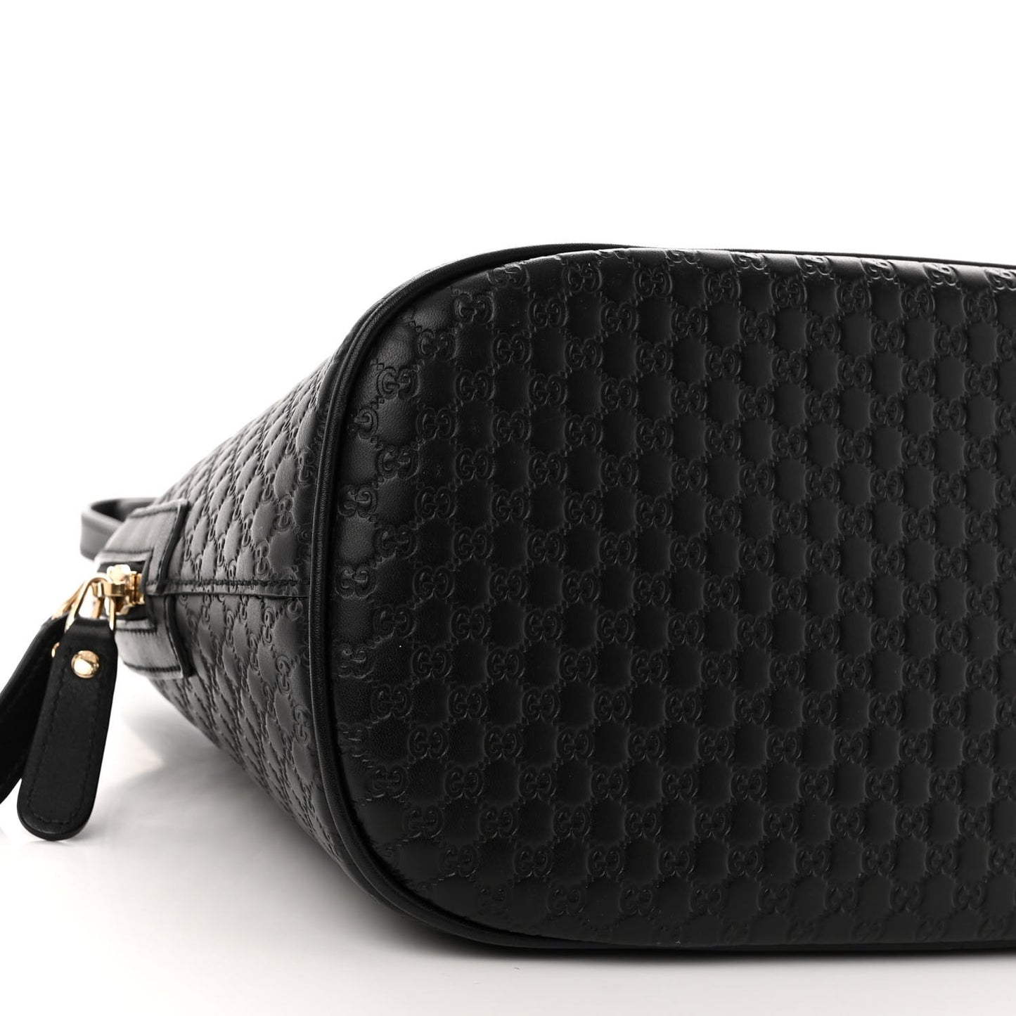 Microguccissima Medium Dome Bag Black