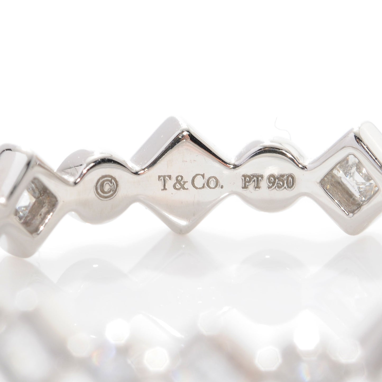 Platinum Diamond Celebration Ring 6