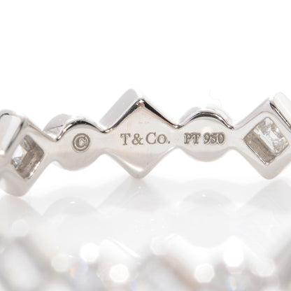 Tiffany Platinum Diamond Celebration Ring 6 3 of 4