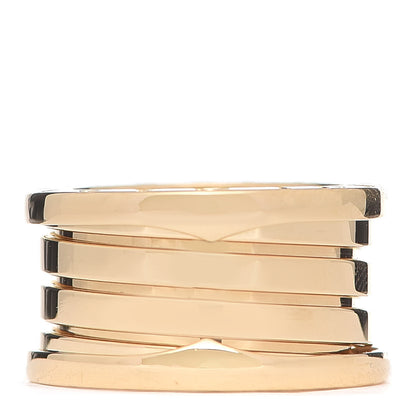 Bulgari 18K Yellow Gold B.Zero1 Four-Band Ring 50 5.25 3 of 6