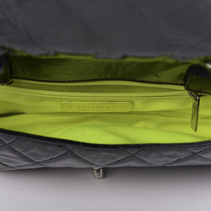 Chanel Patent Quilted Day Glo Flap Bag Black 5 of 13