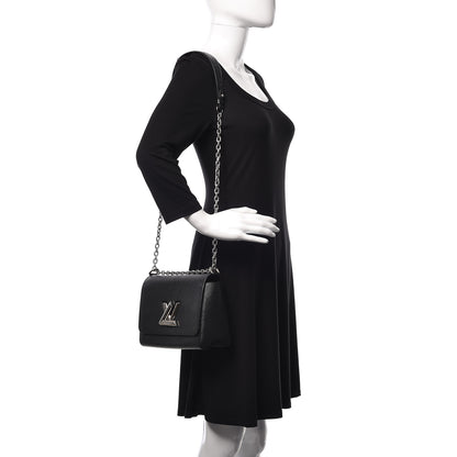 Louis Vuitton Epi Twist Shoulder Bag MM Black 2 of 12