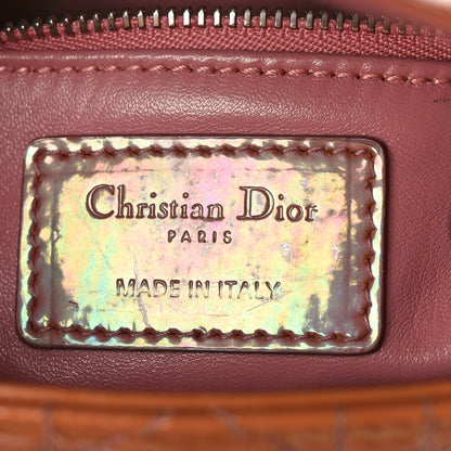 Christian Dior Iridescent Patent Cannage Mini Lady Dior Pink 6 of 8