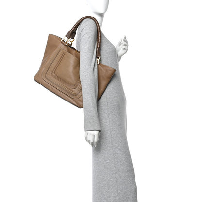 Chloe Calfskin Large New Marcie Tote Nut 2 of 15