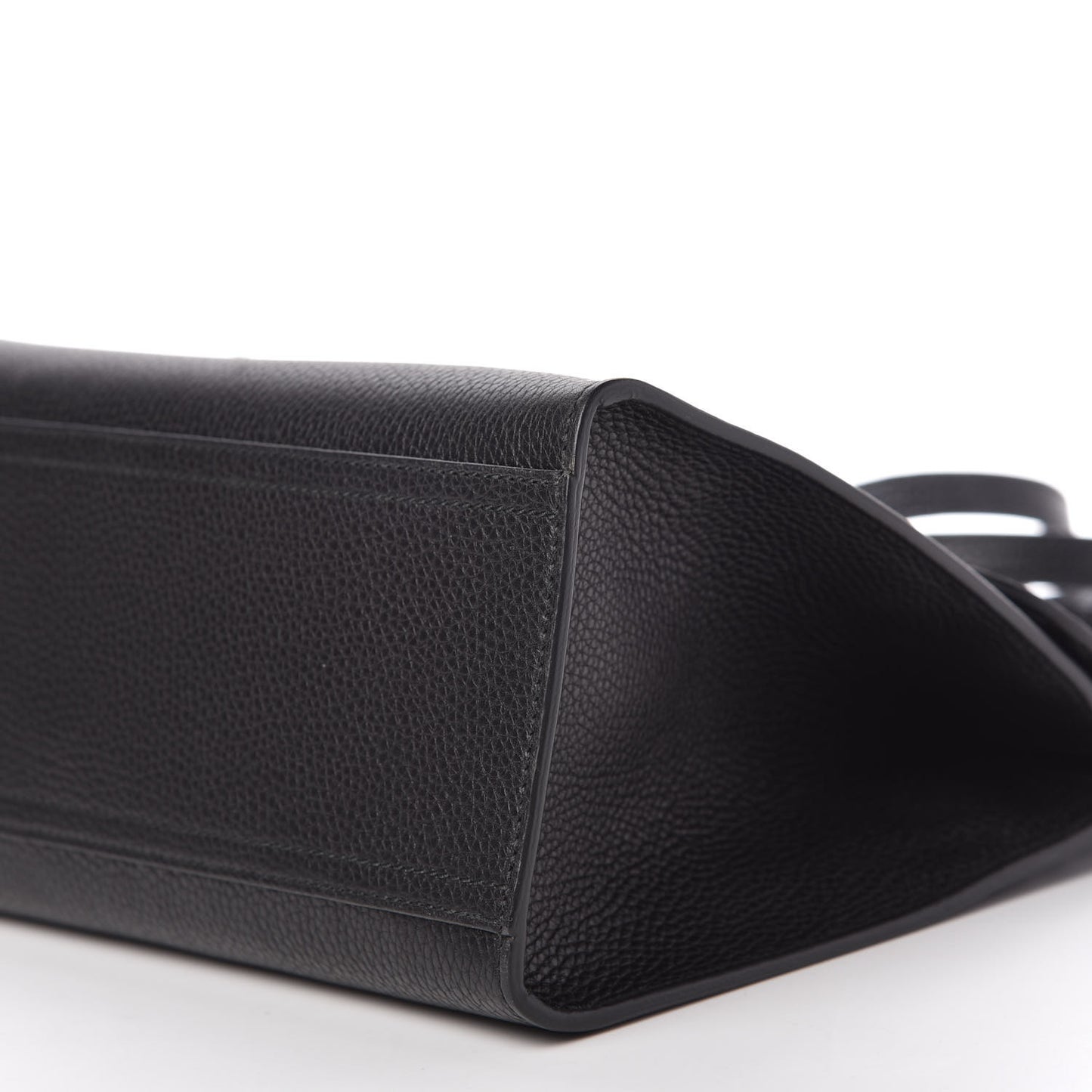 Calfskin Small GG Marmont Top Handle Bag Black