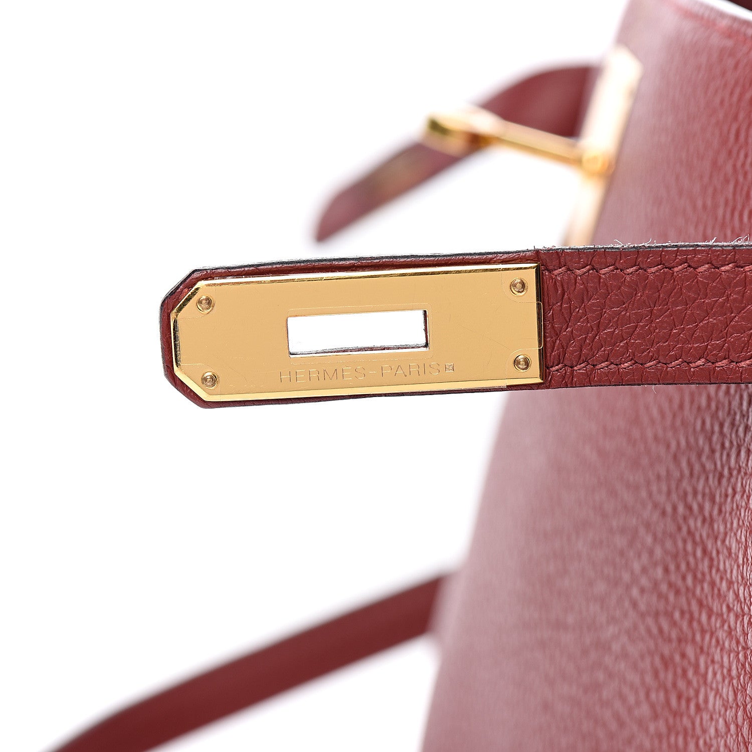 Hermes Taurillon Clemence Retourne Kelly 32 Rouge H 18 of 35