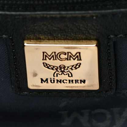 MCM Visetos Studded Small Stark M Backpack Black 6 of 10