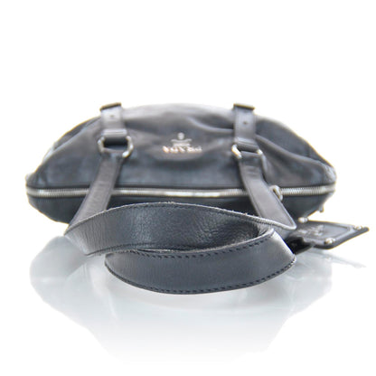 Prada Leather Buckle Satchel Nero Black 4 of 11