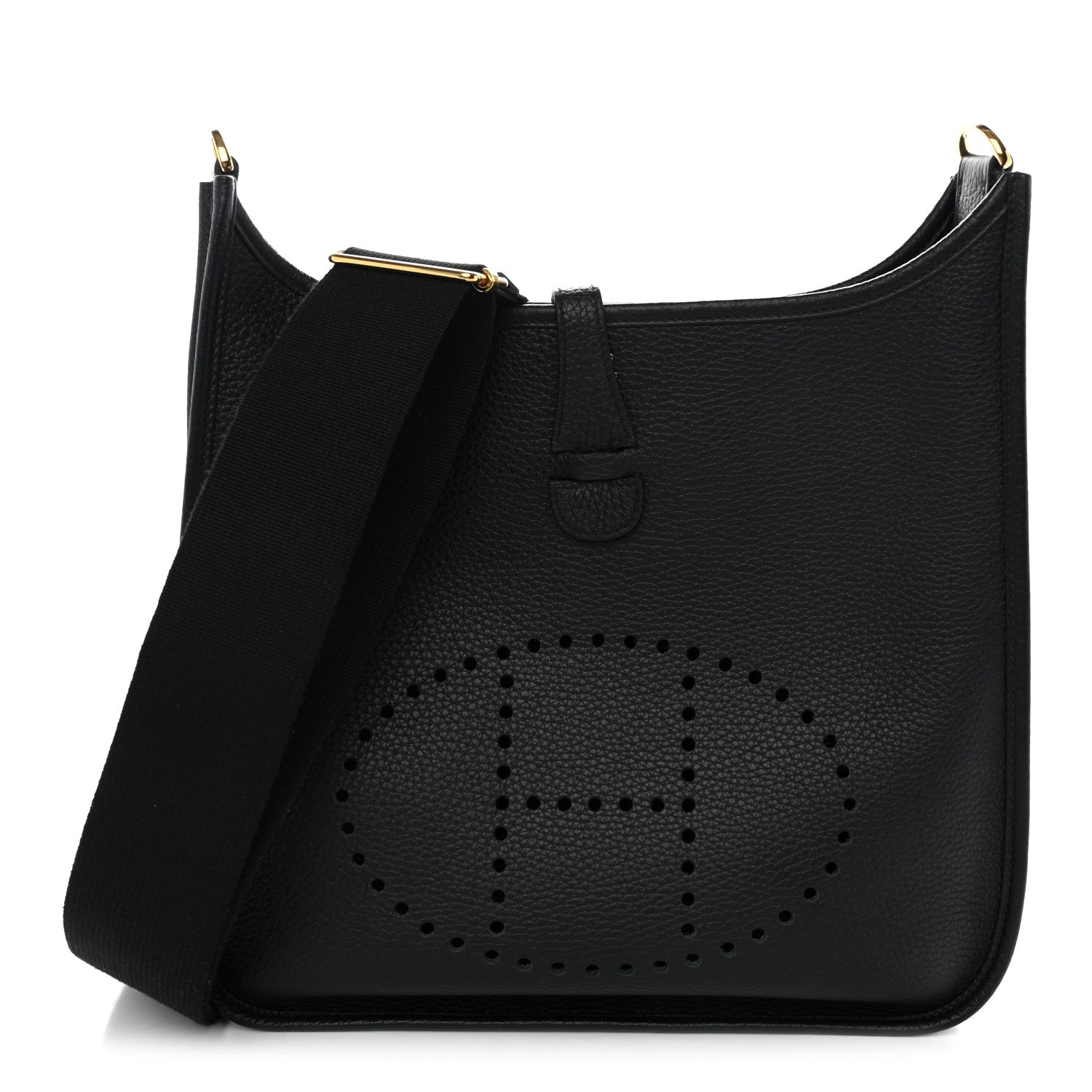 Hermes Taurillon Clemence Evelyne III PM Black 1 of 11