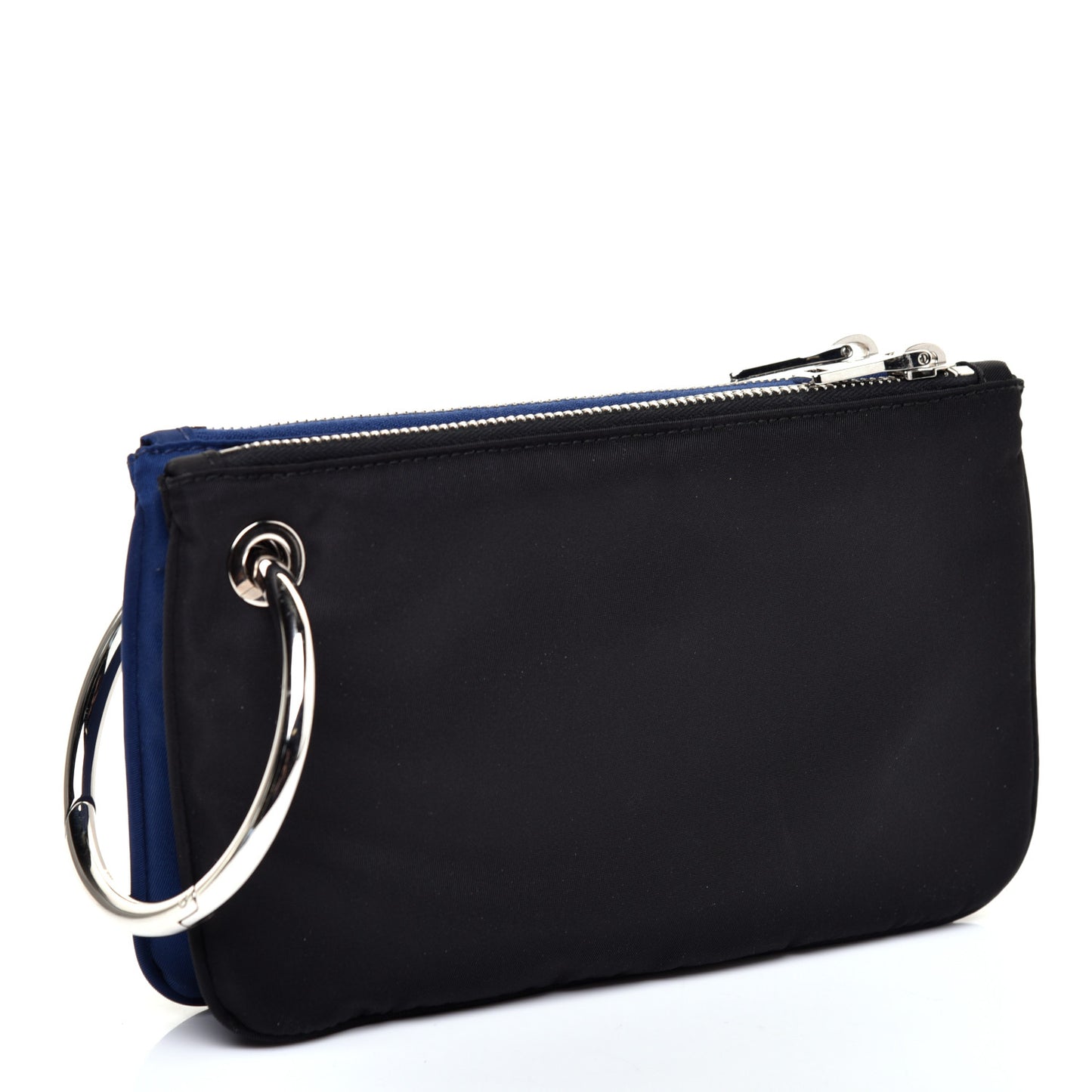 Tessuto Nylon Pouch Set Royal Black