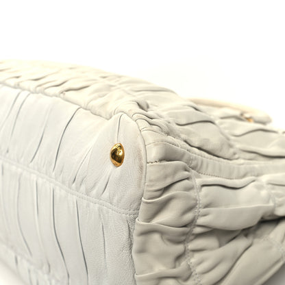 Prada Nappa Gaufre Tote White 11 of 14