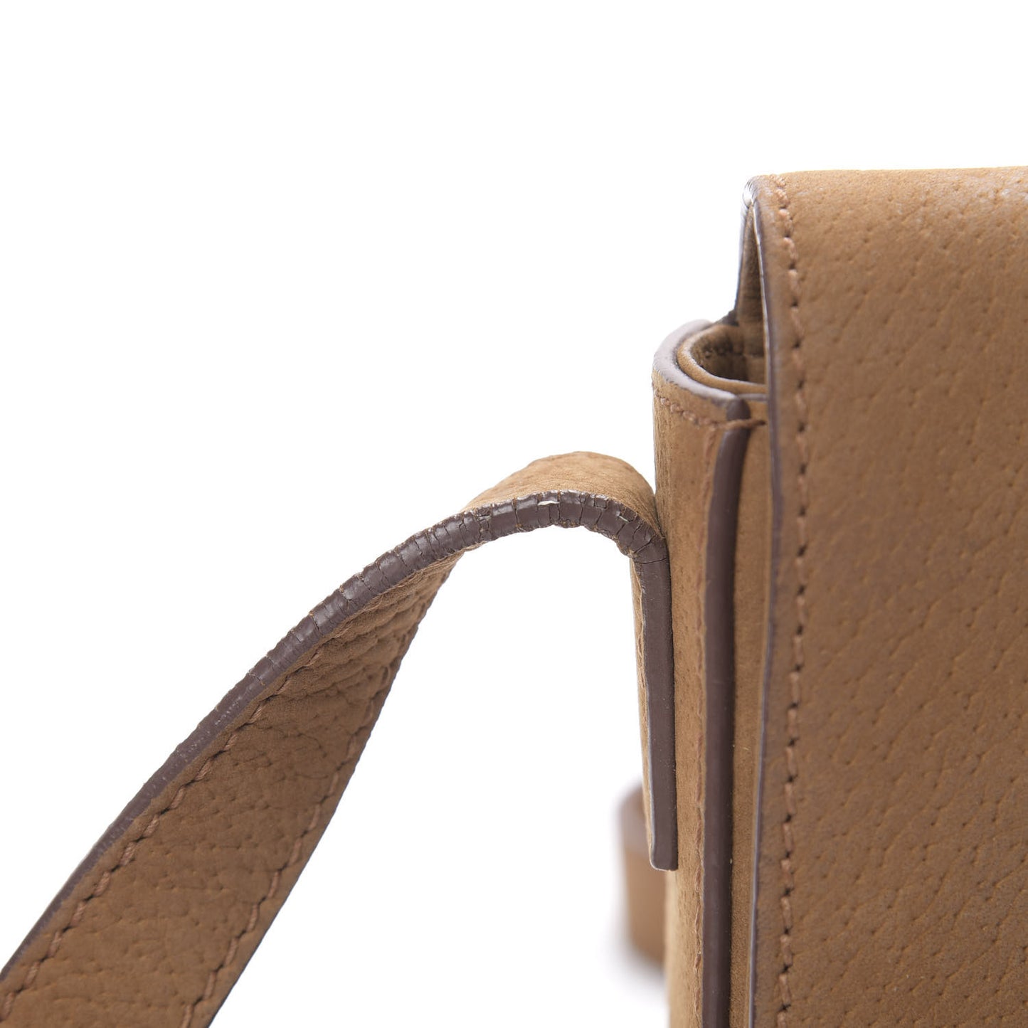 Suede Eddie Serpent Shoulder Bag Brown