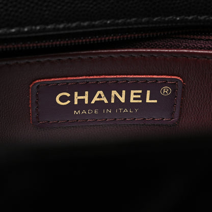 Chanel Caviar Quilted Small Coco Handle Flap Black 7 of 12