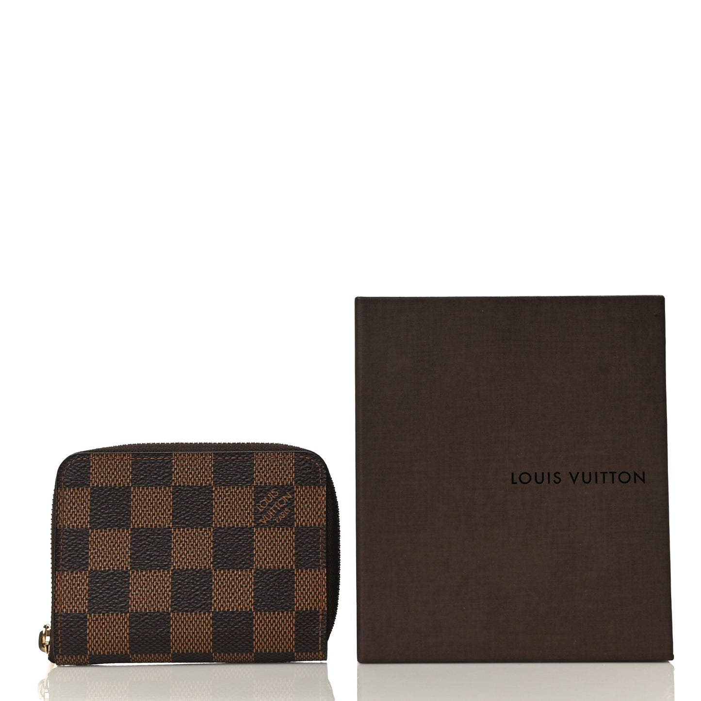 Damier Ebene Zippy Coin Purse