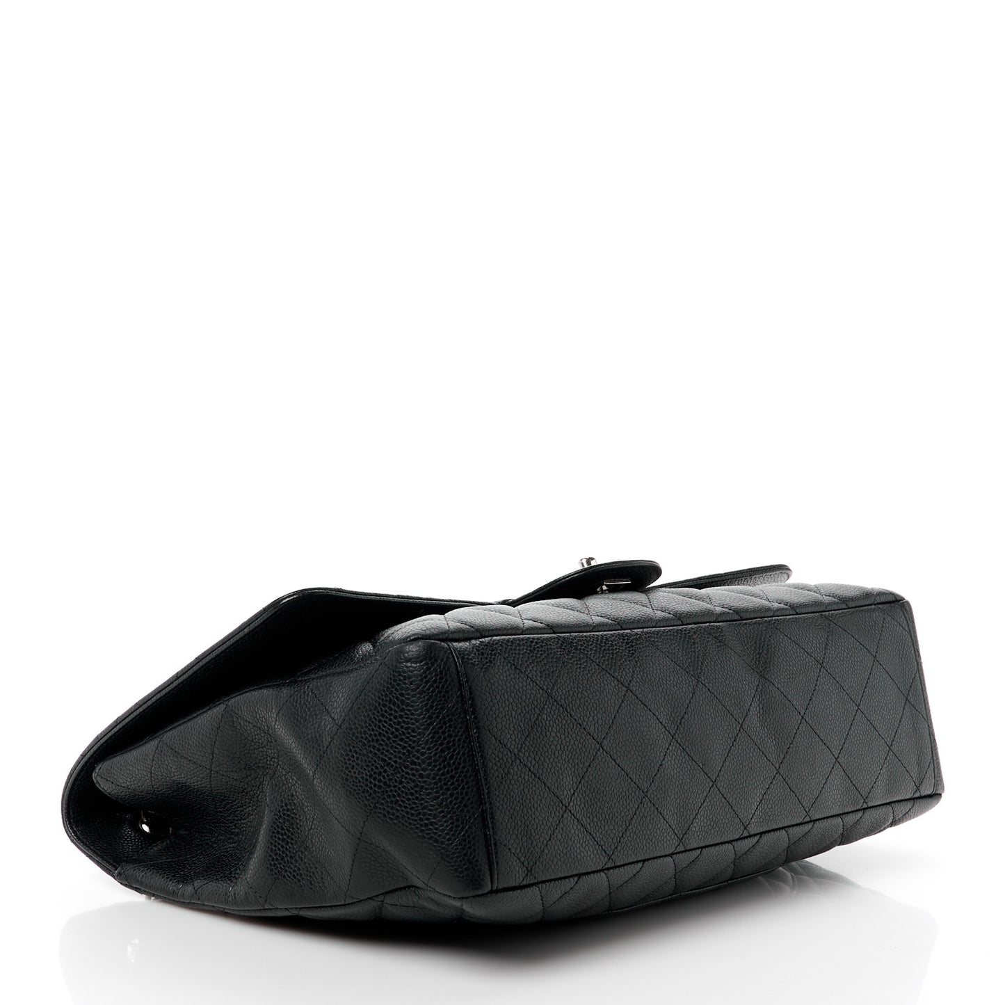 Caviar Quilted Maxi Single Flap Black
