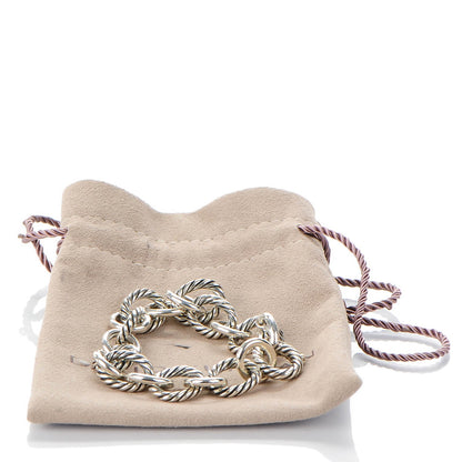 David Yurman Sterling Silver 12mm Large Oval Link Bracelet 7 of 7