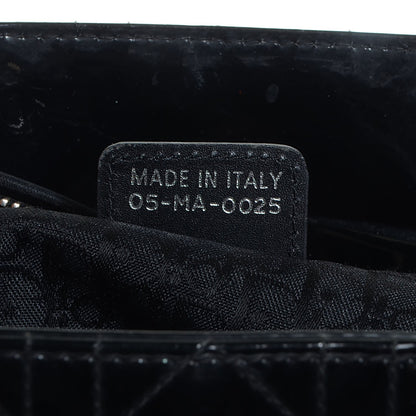 Christian Dior Patent Cannage Large Lady Dior Black 7 of 7