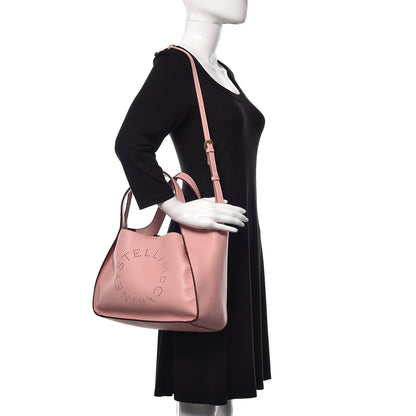 Stella McCartney Eco Alter Nappa East West Perforated Tote Pink 3 of 18