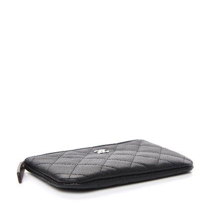 Chanel Caviar Quilted Small Cosmetic Case Black 4 of 8