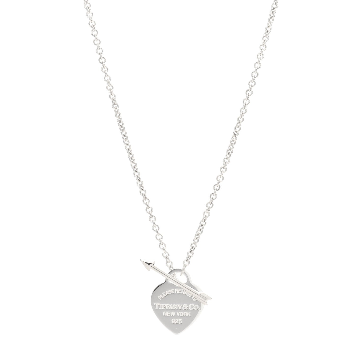 Sterling Silver Small Return to Tiffany Lovestruck Pendant Necklace