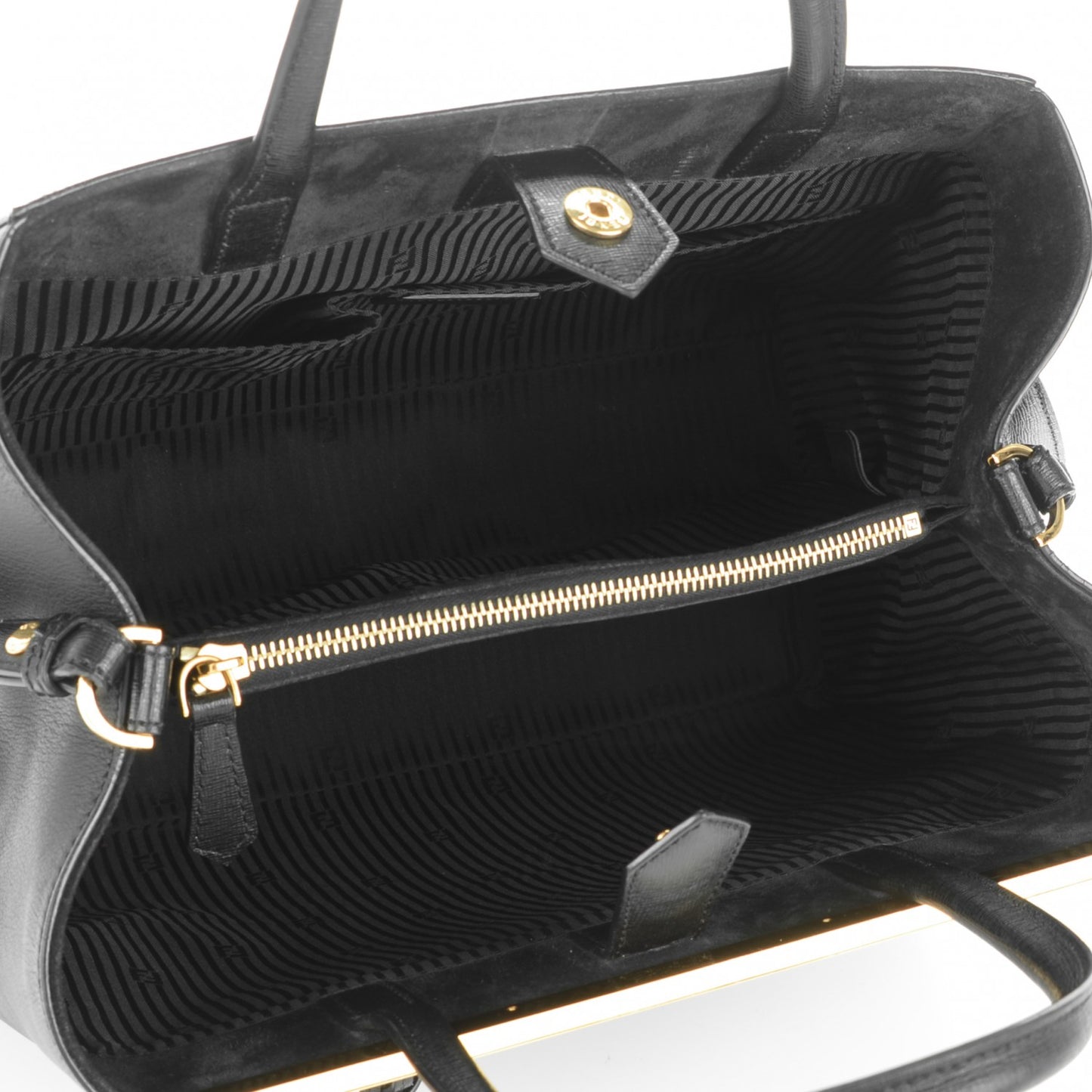 Vitello Elite Regular 2Jours Tote Caffe Noir