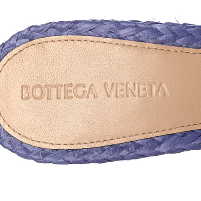 Bottega Veneta Raffia Twisted Intrecciato Stretch Mule Sandals 39 Lavender 6 of 7