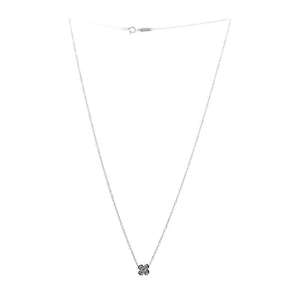 Tiffany Platinum Diamond Lace Pendant Necklace 3 of 6