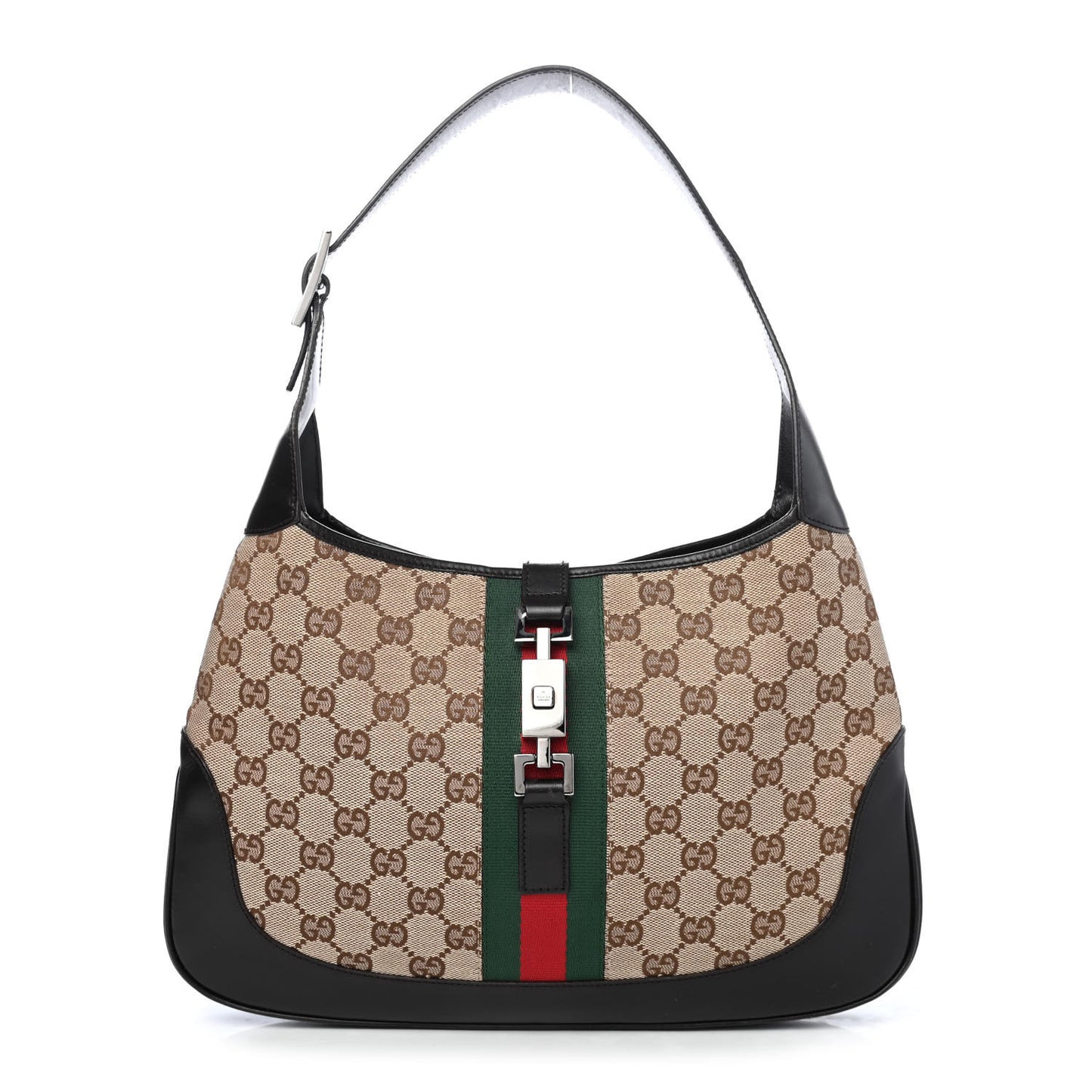 Monogram Web Jackie O Hobo Dark Brown